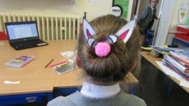 Easter bunny hairstyle