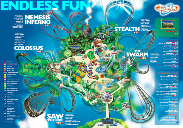 ThorpePark map